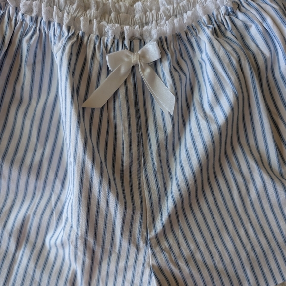 Majorelle Cynthia Short In Blue And White Stripe sz L NWT - Picture 7 of 9